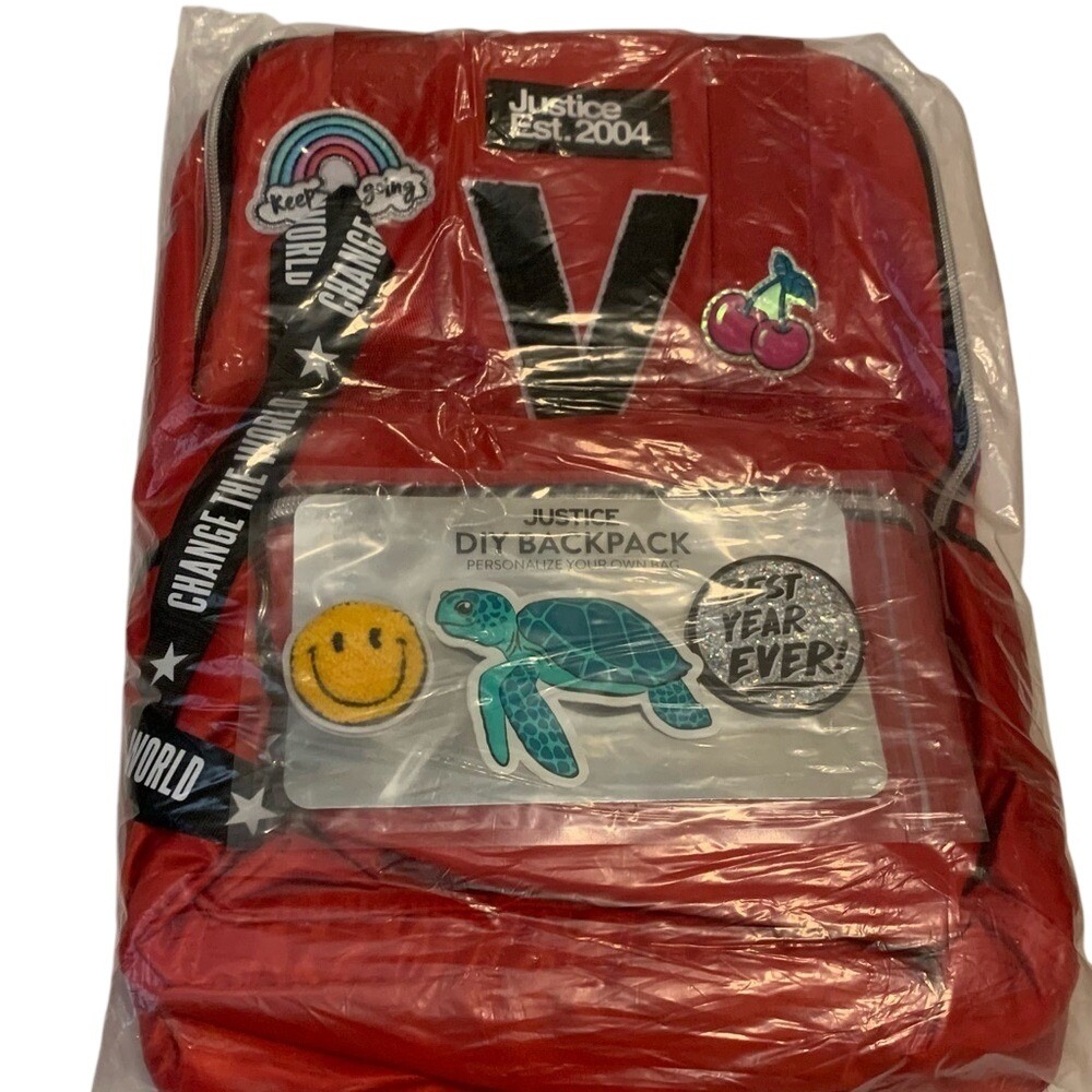 Justice Bookbag- initial‎ V -NWT